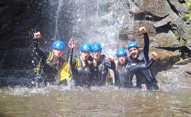 Canyoning für Kreuzfahrt Passagiere in Madeira