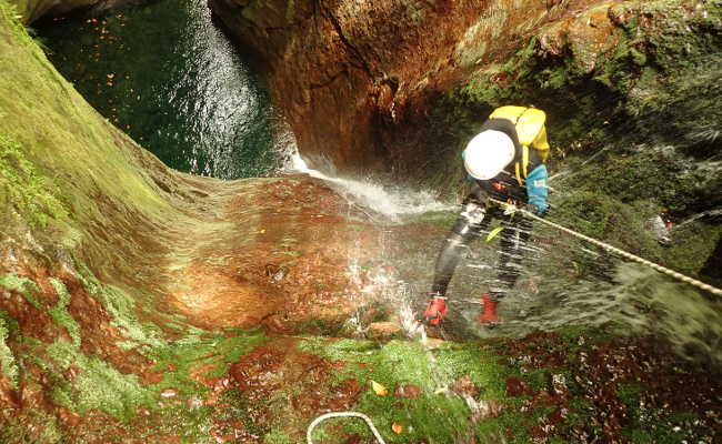 Canyoning in Agua Negra inferior