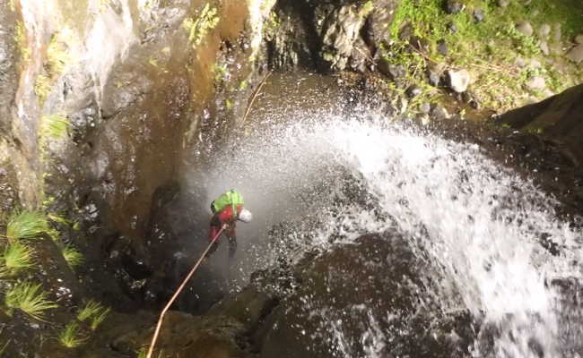 Canyoning topo Madeira